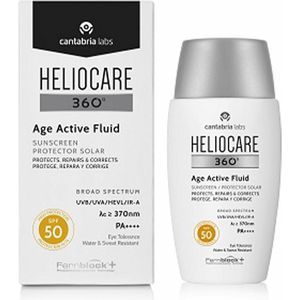 Heliocare - 360 Age Active Fluid - Zonnebrandcrème - SPF50 - 50ml