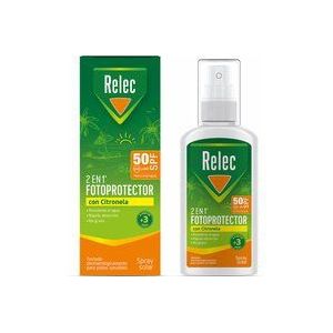 Relec Fotoprotector 2 en 1 Solar Citronela Spray SPF 50 100 ml