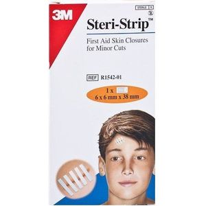 3M - Steri-Strip - Hechtstrips - Transparant - Huid