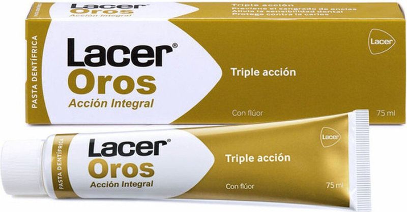 Dentifrice Triple Action Lacer Oro (75 ml)