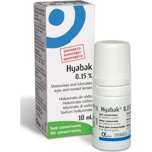Hyabak Moissturising And Lubricating Solution Eyes And Conta