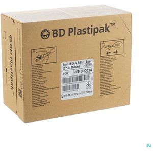 BD Plastipak - 120 stuks insulinespuit - fijndoseerspuit 1 ml