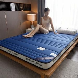 Latex matras dubbel traagschuimmatras, tatami flexibele opvouwbare gewatteerde matras (kleur: C, maat: 120 x 200 cm)