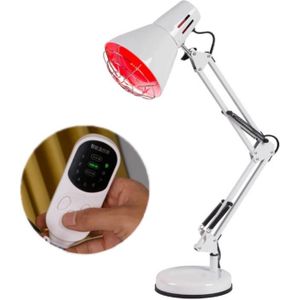 Huishoudelijke 150-watt infrarood eenvoudige fysiotherapie lamp met metalen lange arm Amerikaanse plug  kleur: timing temperatuur aanpassing