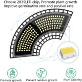 Led plant licht volledige spectroscopie natuurlijke witte licht waterdicht opvouwbaar vullicht  vermogen: E27 360 kralen