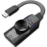 PLEXTONE GS3 7.1 Kanaal Audio Geluidskaart USB Externe Computer Mobiele Game Geluidskaart