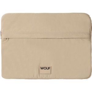 Wouf Laptop hoes 13-14 inch - Downtown Oatmilk