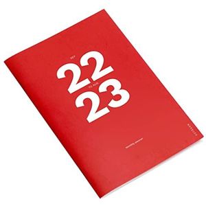 OD OCTÀGONDESIGN Sep22 to aug 23, Monthly Planner, A4, rood