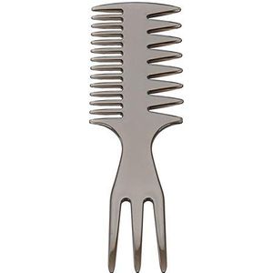 Brede tanden Kam Vork Kam Ontwarrende Grote Tanden Douchekam voor Heren Haarstyling(Fork Comb)