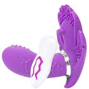 YABAISHI Vrouw Wear Butterfly Vibrator Masturbatie Trillen Multi-Speed ​​Waterproof Adult Sex Toys (Color : Purple)