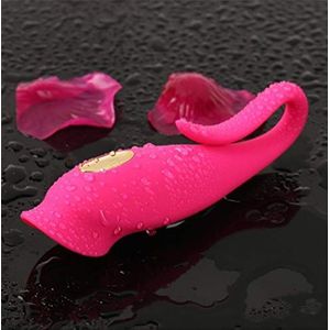 YABAISHI Adult Mini Anemoon Shape Vibrator Jumping Egg Vrouwelijke Masturbatie Clitoris Stimulatie Massage Sexy Toys For Couple (Color : Rose red)