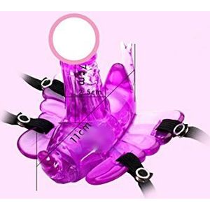 YABAISHI Wireless Butterfly Vibration Penis vrouwelijke masturbatie Massage stimulatie clitoris Erotische Flirten Vibrator Sex Toys (Color : Purple)