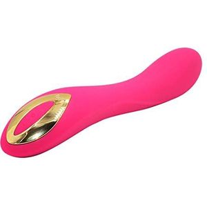 YABAISHI Silicone Sex Toy Massager Volwassen Vrouwelijke Vibrator masturbatie Waterproof Straight AV Vibrator (Color : Rose Red)