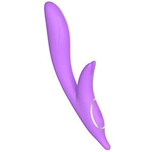 YABAISHI Vrouwelijk AV Vibrator volwassen Smart Warm Flirten van het Paar Masturbatie Sex Toys (Color : Purple, Size : Warm up)