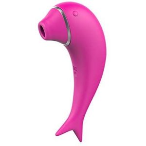 YABAISHI Zuigen Shock Pumping Massage AV Vibrator Volwassen Vrouwelijke Zuigen Vibrator (Color : Rose Red)