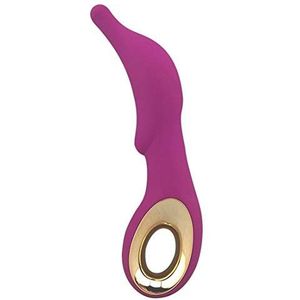 YABAISHI Double Shock opladen Massage Vibrator vrouwelijke masturbatie G Point Stimulatie AV Stick Adult Sex Toys (Color : Rose red)