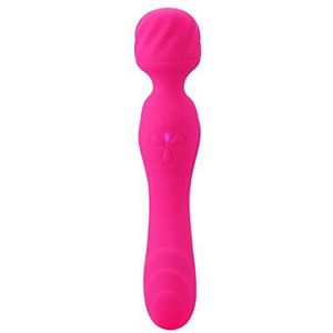 YABAISHI Volwassen Dubbel-geleide Vibration G-spot Stimulatie Verwarming Massage Stick 7-frequentie Female Sex Toys