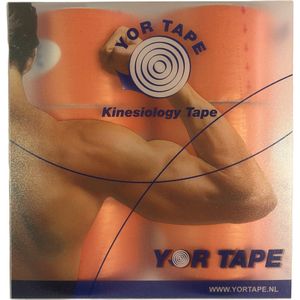 YorTape - Kinesiology tape - oranje - 5cm x 5m - voordeelverpakking - 6 pack