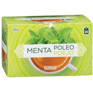 Infusión de Menta Poleo / Kruidenthee Tea Mint Pennyroyal 60 g (40 theezakjes x 1,5 g)  TEGEN DE GRIEP, VERKOUDHEID, Ontspannend, Spijsvertering, Afslankend, Slijmoplossend, Helend, Antimicrobieel, en Meer!
