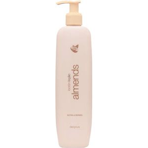 VERWIJDERT DROGE HUID  AMANDELCRÈME 400ML – INTENSE HYDRATATIE, ZACHTE HUID, NATUURLIJKE VERZORGING, VOEDEND, GLAD & STRALEND  PERFECT VOOR DAGELIJKS GEBRUIK