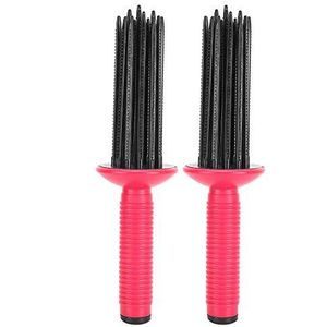Hairstyling Gereedschap Professionele Curling Wand Haar Pluizige 17 Kam Tanden Haar Curling Roll Kam Antislip 2 Stuks Voor Thuis kapsalon