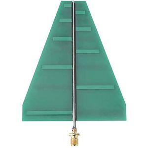 1 stks Log Periodieke Antenne, 1,35-9,5 GHz 5-6dB Gain UWB Ultra-Wideband RF Antenne SMA Connector Directionele Lijn Polarisatie voor Industrieel Veld