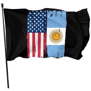 Wimpel Banners Amerikaanse Argentinië Vlag, Bunting Levendige Kleur Opknoping Wimpel Duurzaam Bunting Banner Vlaggen Voor Veranda Tuin Souvenir 90X150cm