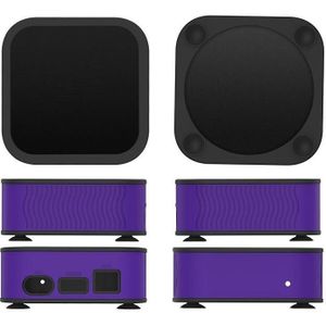 T7 Set-Top Box Silicone Case Anti-Drop Stofdichte Beschermende Mouw voor Apple TV 4K (Paars)