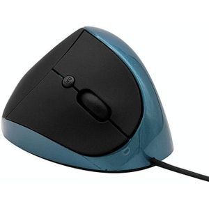 JSY-05 6 Keys Wired Vertical Mouse Ergonomics Brace Optical Mouse(Blue)