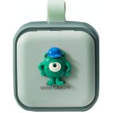 Draagbare Groot-Capaciteit Verzegelde Pil Box Cartoon Cute Week-pillendoos (grote ogen)
