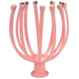 2 stks 12 Claw Head Massager Octopus Roterende Bal Relaxing Massager (Pink)