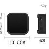 T7 Set-Top Box Siliconen Case Anti-Drop Stofdichte Beschermende Mouw voor Apple TV 4K (Oranje)