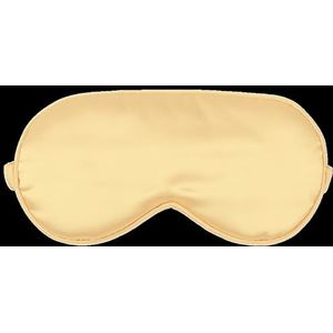 Oogmasker 2 stuks 3D zijden slaapmasker natuurlijk slapen oogmasker oogmasker oogdekking schaduw ooglapje zachte draagbare blinddoek reizen ooglapje (kleur: goud)