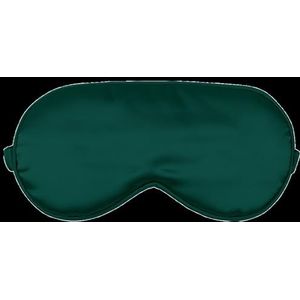 Oogmasker 2 stuks 3D zijden slaapmasker natuurlijk slapen oogmasker oogmasker oogdekking schaduw ooglapje zachte draagbare blinddoek reizen ooglapje (kleur: groen)
