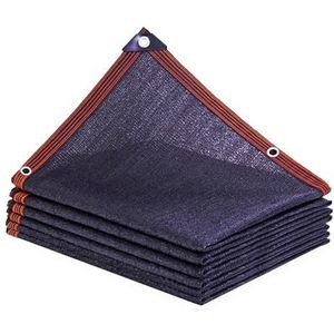 Schaduwdoek 6-pins 80% schaduwsnelheid anti-UV zwart zonnescherm net terras conopie zonnezeilen tuinhuisjes zonnebrandcrème buiten schaduwdoek zonnebrandcrème schaduwdoek (kleur: 6PIN zwart net, maat: