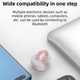 M-S8 draadloze stereo enkele oor clip-on Bluetooth-oortelefoon