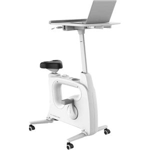 FLEXISPOT Deskbike, met tafel, wit