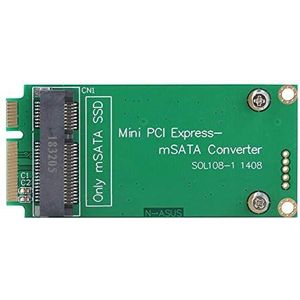 Adapterkaart, 3x5cm mSATA Adapter naar 3x7cm Mini PCI-e SATA SSD S101 900901 900A T91 Riser Card voor Eee PC 1000, Adapter Converter voor PC Laptop