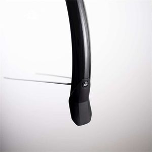 Eurofender - Voorspatbord - Zwart - Kunststof - 58 mm Breed