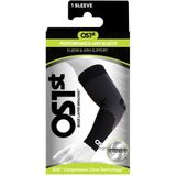 OS1st AS6 armbandage maat M – zwart – verlicht elleboogpijn – tenniselleboog – golfelleboog – pijnlijke armen – ondersteunt grotere spieren en pezen – bevordert de doorbloeding – compressie van medische kwaliteit