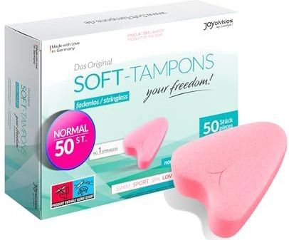 JOYDIVISION - Soft-Tampons - Normaal - 50 Stuks - Draadloze Tampons voor Sport en Zwemmen