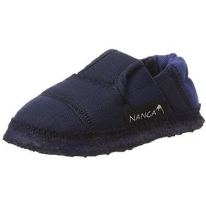 Nanga Uniseks kinderpantoffels met klittenband, blauw, 29 EU