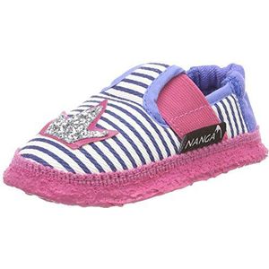 NANGA Lage pantoffels voor meisjes, blauw, 30 EU