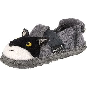 Nanga Jongens Kids Pantoffels Racoon, middelgrijs, 24 EU