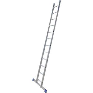 ALX enkele ladder - 8 treden - 300cm werkhoogte - Aluminium