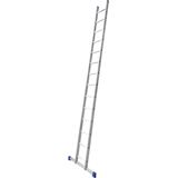 ALX enkele ladder - 14 treden - 450cm werkhoogte - Aluminium