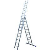 Alumexx - ladder 3-delig - 3x10 - Grijs