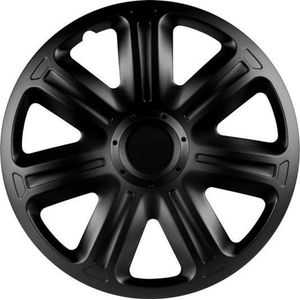 Versaco - Classic Line - Wieldoppenset - Zwart - Slagvast Kunststof - Set van 4 Stuks