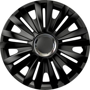 Versaco - Wieldoppenset - 4 Delig - Zwart - Slagvast Kunststof - 16 Inch