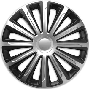 Cargoods Trend wieldoppen - 15 inch - Zilver - 4 stuks
